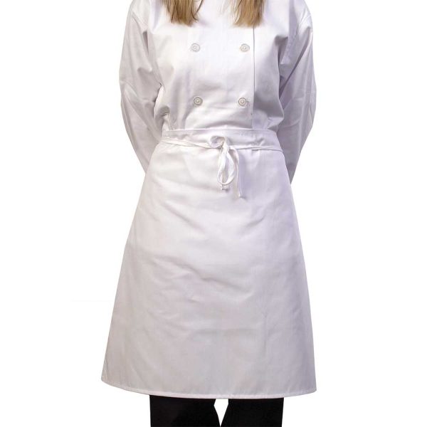 White Waist Chef Apron