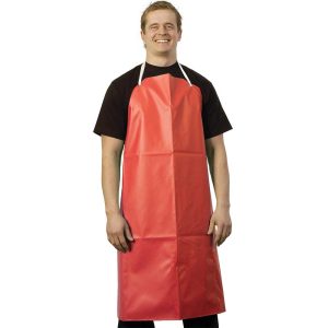 Red Wash Up Apron