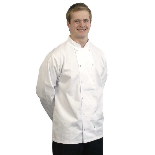 Danny Chef Jacket - White Full Sleeve