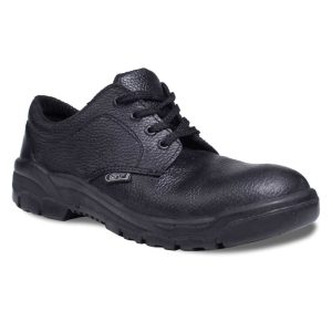 DAX Durable Black Safety Shoe