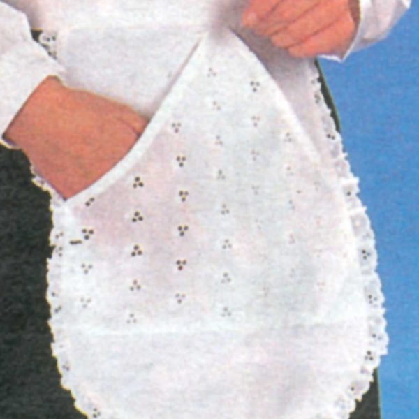 Frill Edge Design with Pocket Apron
