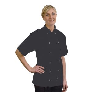 Danny Black Short Sleeve Cool Back Jacket