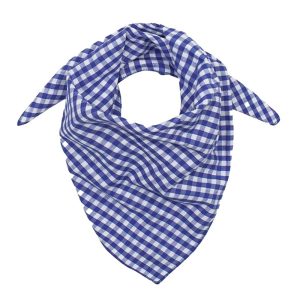 Small Blue Check Neckerchief