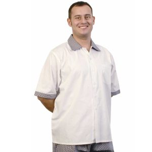 Blue Collar White Chef Shirt