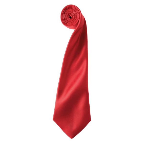 Satin Tie Red