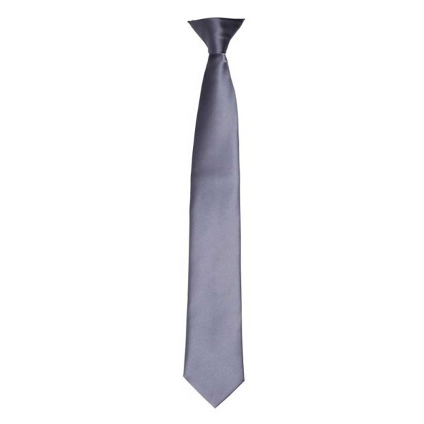 Clip On Tie Steel Colour