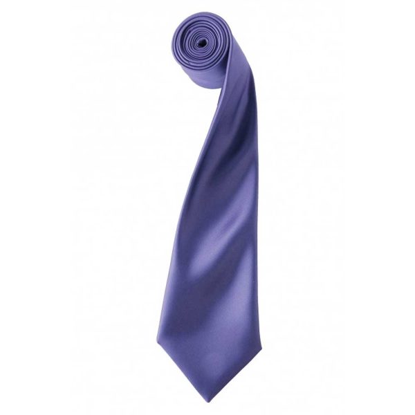 Satin Tie Purple