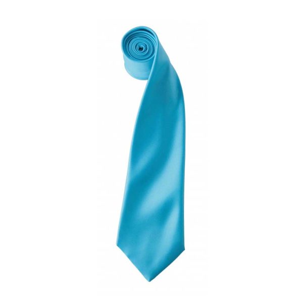 Satin Tie Turquoise
